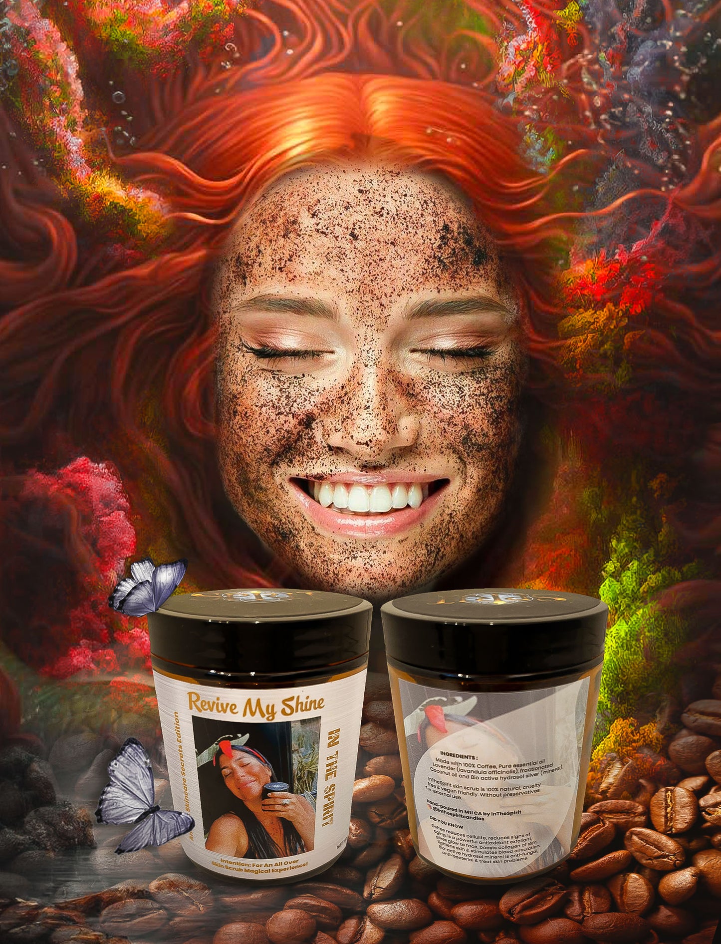 REVIVE MY SHINE!  Coffee Skin Scrub!